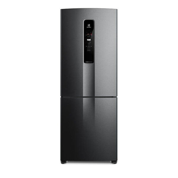 Geladeira/Refrigerador Electrolux Frost Free Inverse IB7B 490L Black Inox