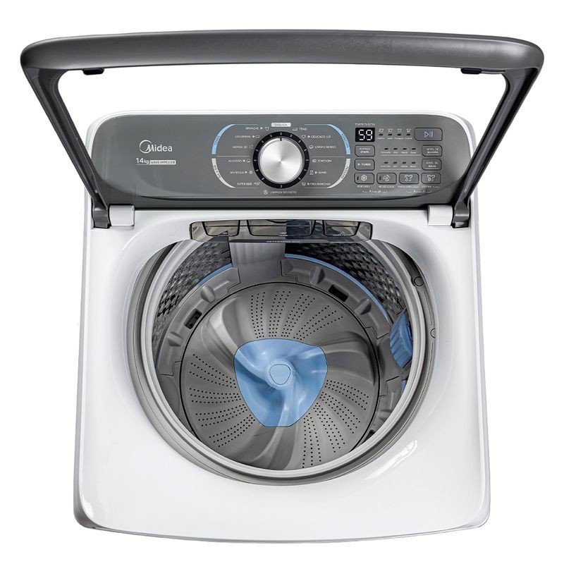 Lavadora de Roupas Midea 14kg Cesto Inox