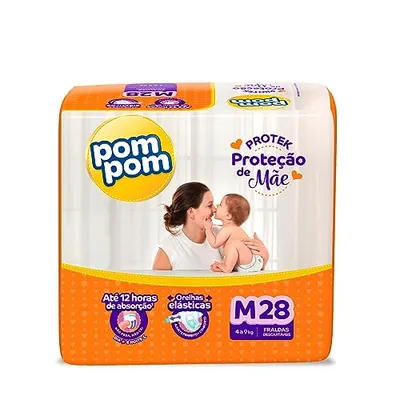 Fralda Pom Protek Proteção de Mãe Jumbo