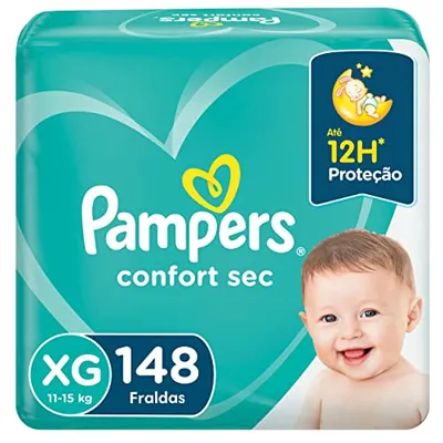 Fralda Pampers Confort Sec Tamanho XG