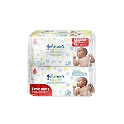 Johnson's Baby Lenços Umedecidos Recém
