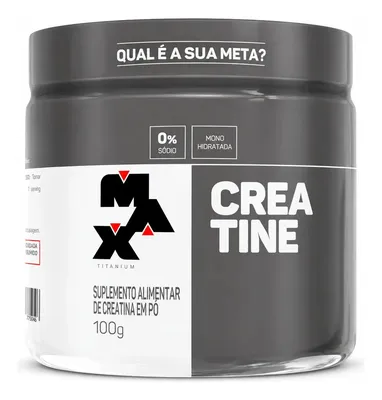 Creatina 100g Monohidratada Max Titanium