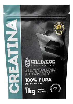 Creatina Soldiers Nutrition em Pó Sem