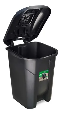 Lixeira 120 Litros com Rodas Pedal