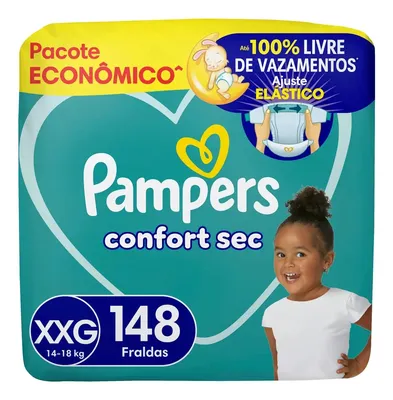 Fralda Pampers Confort Sec Tamanho XXG