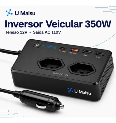 Inversor de Tensão Veicular 12v