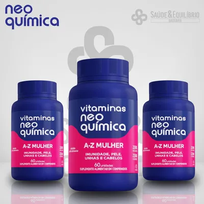 Multivitamínico A-Z Mulher 60 Cápsulas