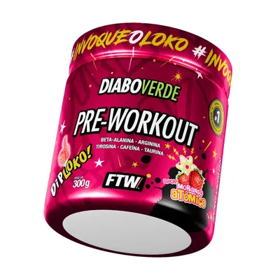 Pré Treino Diabo Verde Pre-workout 300g