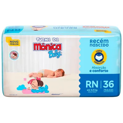 Fralda Turma da Mônica Jumbo RN