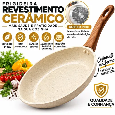 Frigideira Antiaderente Não Usa Óleo