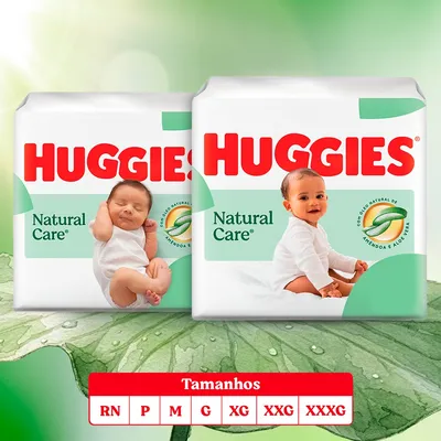 Fralda Huggies Natural Care Aberta RN