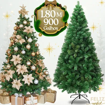 Árvore de Natal Super Cheia Grande Luxo