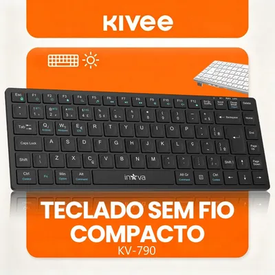 Kivee Basike Teclado Bluetooth Sem Fio
