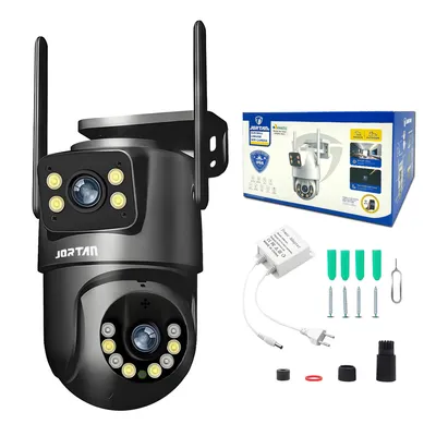 Câmera Vigilância Wifi 4MP Dupla Lente