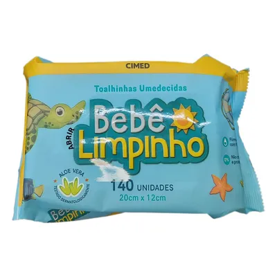 Toalha Umedecida Bebê Limpinho 140