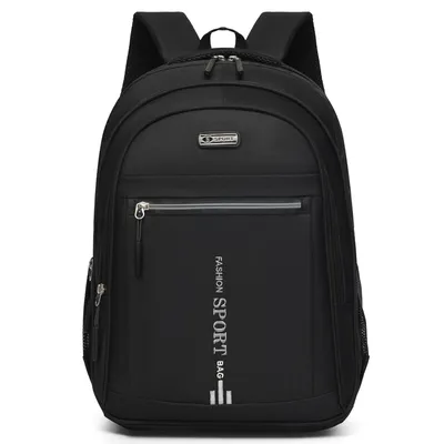 Mochila Masculina Preta Reforçada